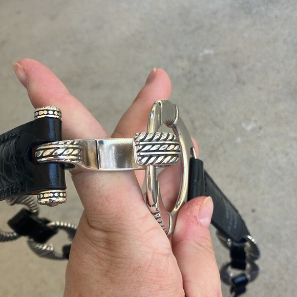 Brighton Leather and Metal Link Belt, 36 - Picture 5 of 6